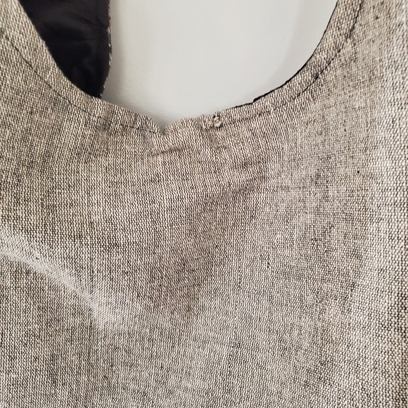 RISING INT'L Gray Black Woven Fabric Hobo Zip Shoulder Bag Floral & Hemp Boho - Picture 9 of 16